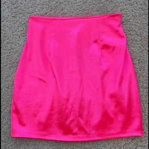 Fashion Nova Hot Pink Mini Skirt ✨